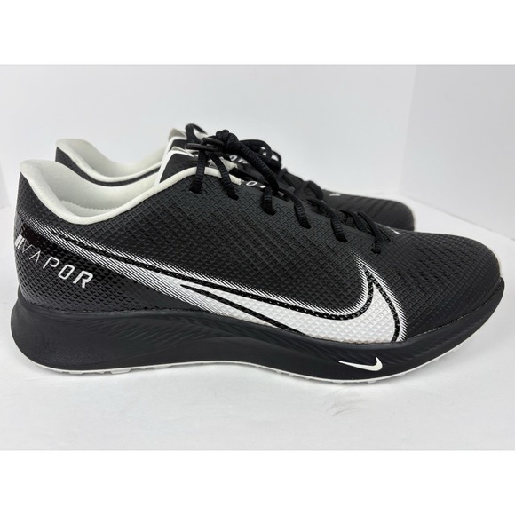 NWOB Nike Vapor Edge Pro Turf Football Shoes Black/White CD0086-001 Men\'s Sz 12. main image 10